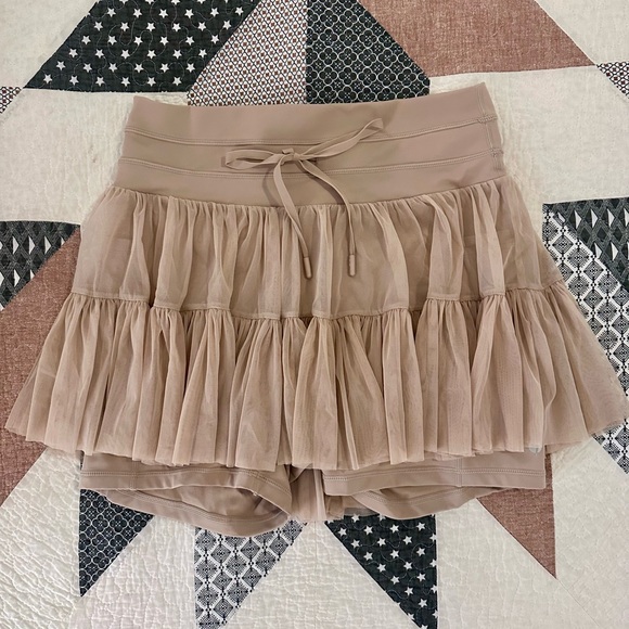 POPFLEX Pants - POPFLEX Tan Skort